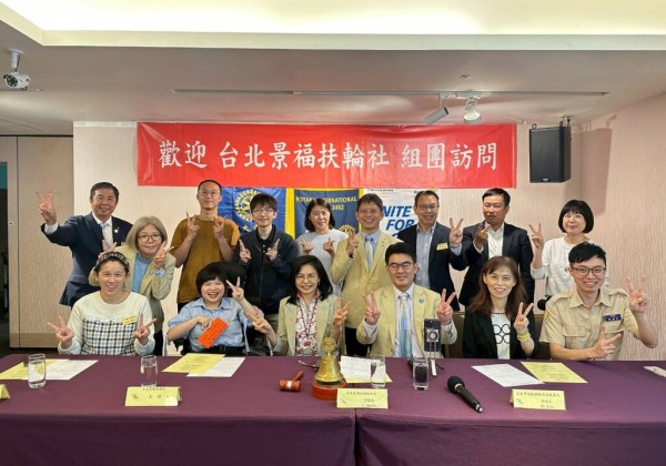 八里愛心教養院院生翁彥如首登扶輪社演講 「愛讓我多活15年」堅韌生命力令社友動容