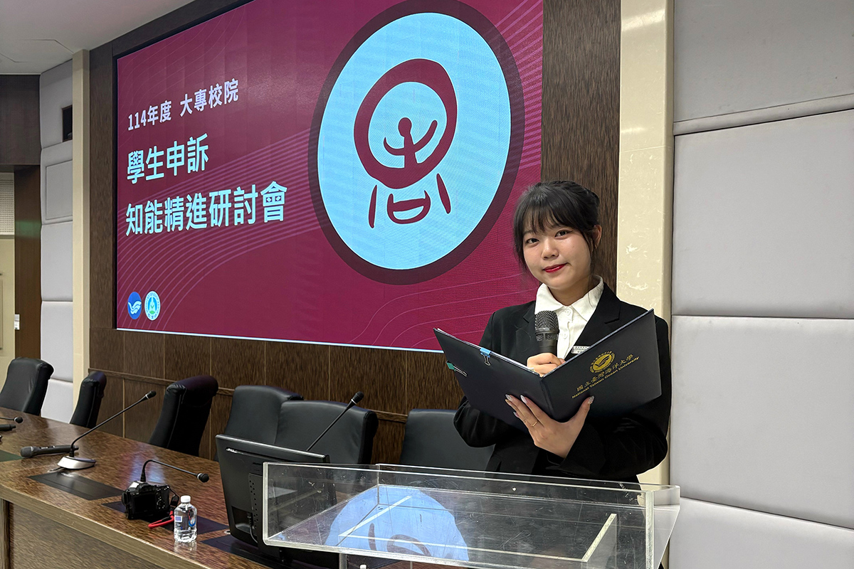 校園主持到全國舞台　鄭應加奪十大傑出幹部為海大爭光