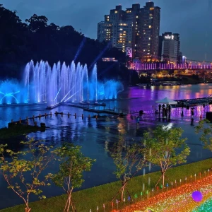 新北浪漫夜景在碧潭　水舞結合新北幣好禮11日起登場　還有水上舞台拍照體驗