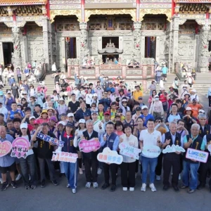 林口親子祈福健走3000人起跑 鄭淑敏：搶先直擊A3新路 見證輕軌與交通轉型