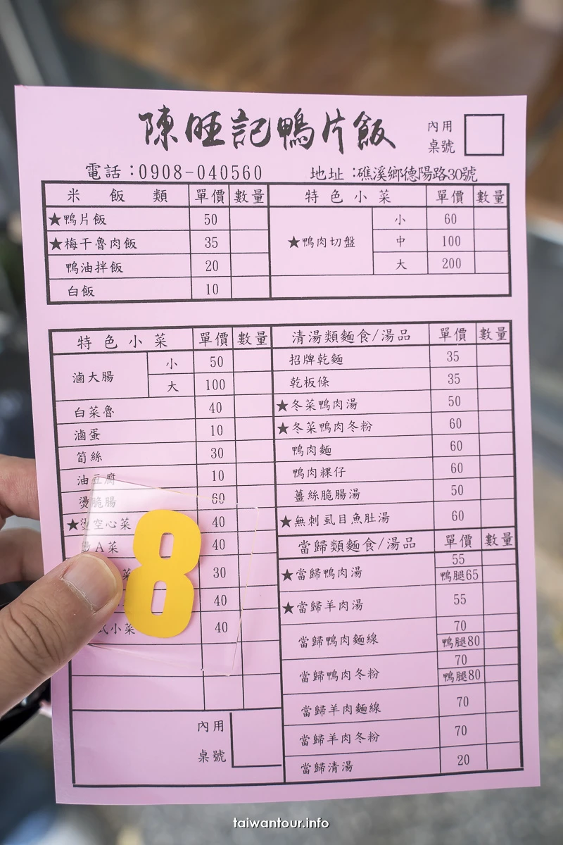 【陳旺記鴉片飯】礁溪平價美食推薦.菜單.停車場 【陳旺記鴉片飯】礁溪平價美食推薦.菜單.停車場