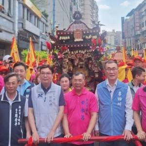 劉和然副市長先後走訪土城三元宮、新莊保元宮建醮開鑼　祈求神明庇佑市民安康