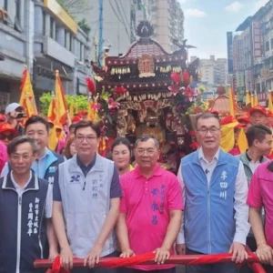 劉和然副市長先後走訪土城三元宮、新莊保元宮建醮開鑼　祈求神明庇佑市民安康