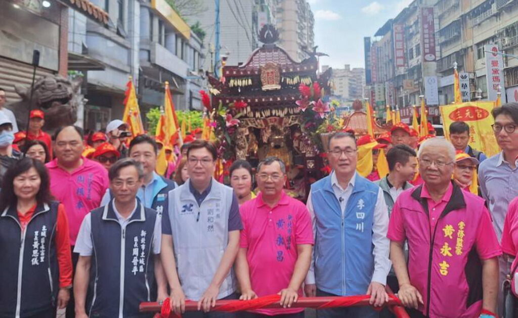 劉和然副市長先後走訪土城三元宮、新莊保元宮建醮開鑼　祈求神明庇佑市民安康