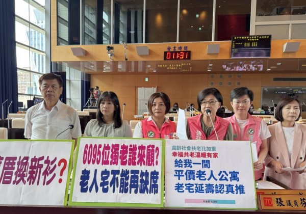中市6095位獨老誰來顧？   議員批「別只剩問安」