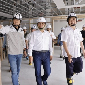 新北發展藍圖重要軸心建設　侯友宜第三度視察第二行政中心工程　要求如期如質完成年底順利啟用
