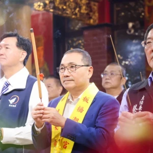 賀保生大帝聖誕　侯友宜市長參拜祈福感謝廟方對地方的付出
