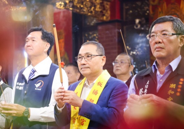 賀保生大帝聖誕　侯友宜市長參拜祈福感謝廟方對地方的付出