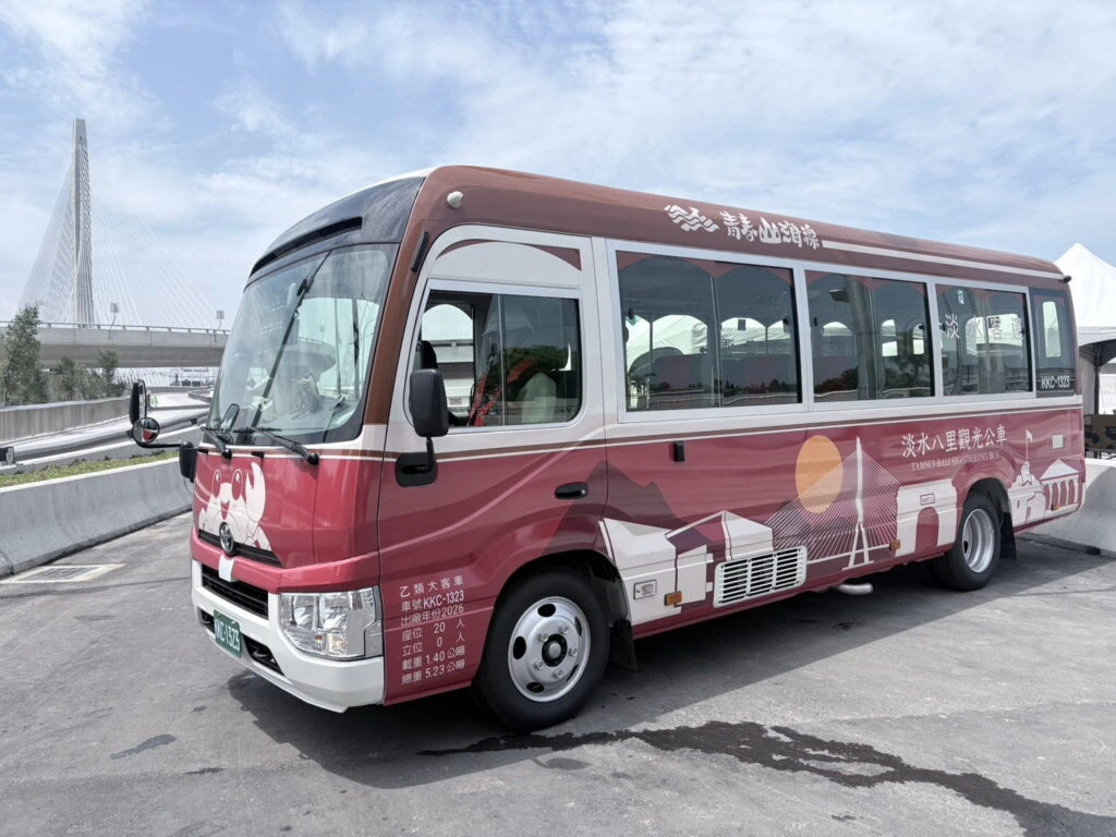 淡江大橋新公車搶先體驗　5元就能搭　5/5開放預約