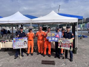 警海聯防攜手宣導  結合救災演練強化防詐反毒觀念