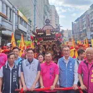 劉和然副市長走訪土城三元宮、新莊保元宮建醮開鑼 祈求神明庇佑市民安康