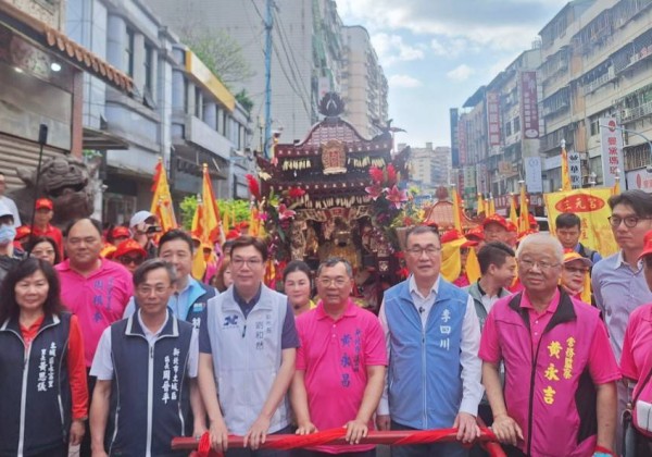 劉和然副市長走訪土城三元宮、新莊保元宮建醮開鑼 祈求神明庇佑市民安康