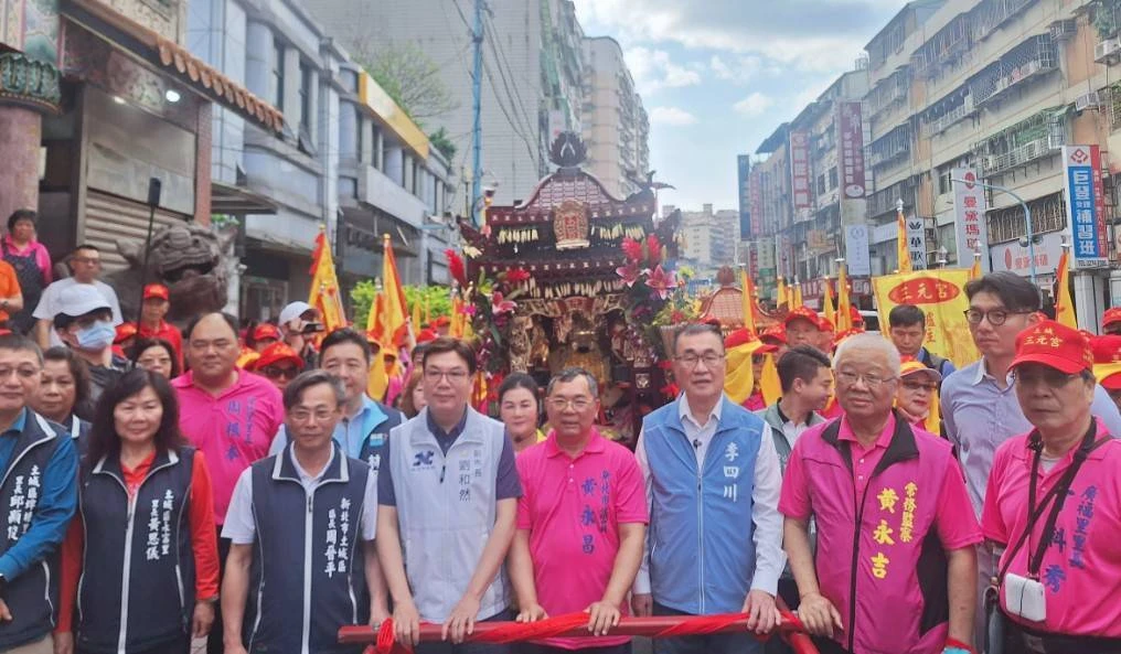 劉和然副市長走訪土城三元宮、新莊保元宮建醮開鑼 祈求神明庇佑市民安康