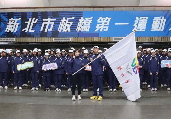 115全國小學田徑賽在花縣　新北59名小將授旗出征