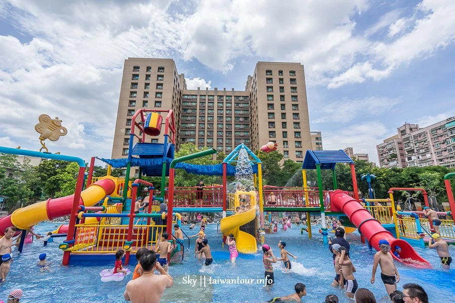 【自來水博物館】台北親子景點水鄉庭園.玩水戲水區