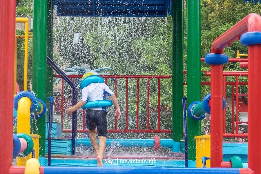 【自來水博物館】台北親子景點水鄉庭園.玩水戲水區
