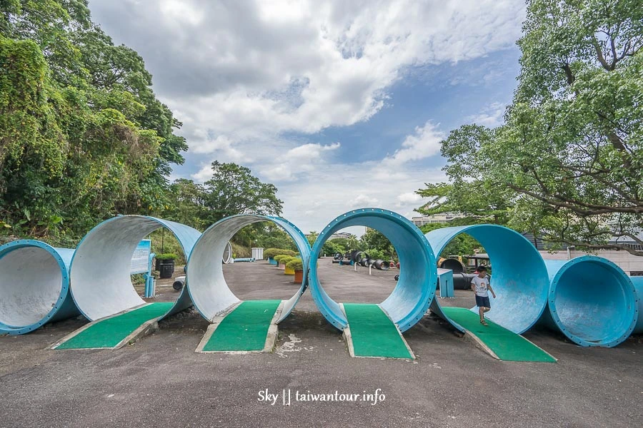 【自來水博物館】台北親子景點水鄉庭園.玩水戲水區