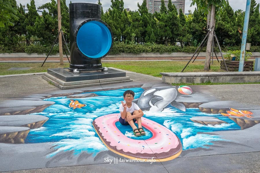 【自來水博物館】台北親子景點水鄉庭園.玩水戲水區
