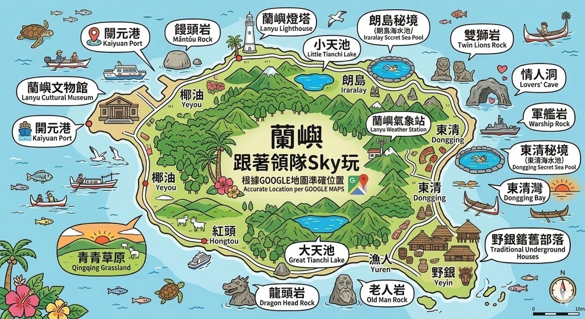 【2026台東景點地圖】台東最夯旅遊景點推薦一.二日遊 【2026台東景點地圖】台東最夯旅遊景點推薦一.二日遊