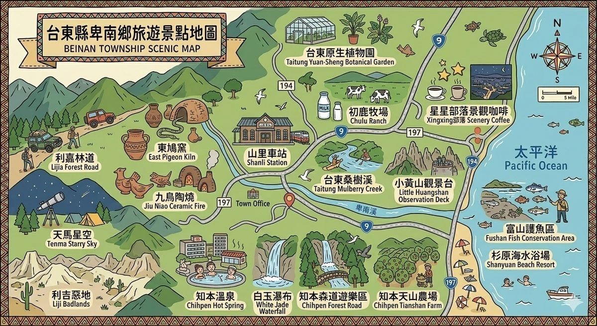 【2026台東景點地圖】台東最夯旅遊景點推薦一.二日遊 【2026台東景點地圖】台東最夯旅遊景點推薦一.二日遊