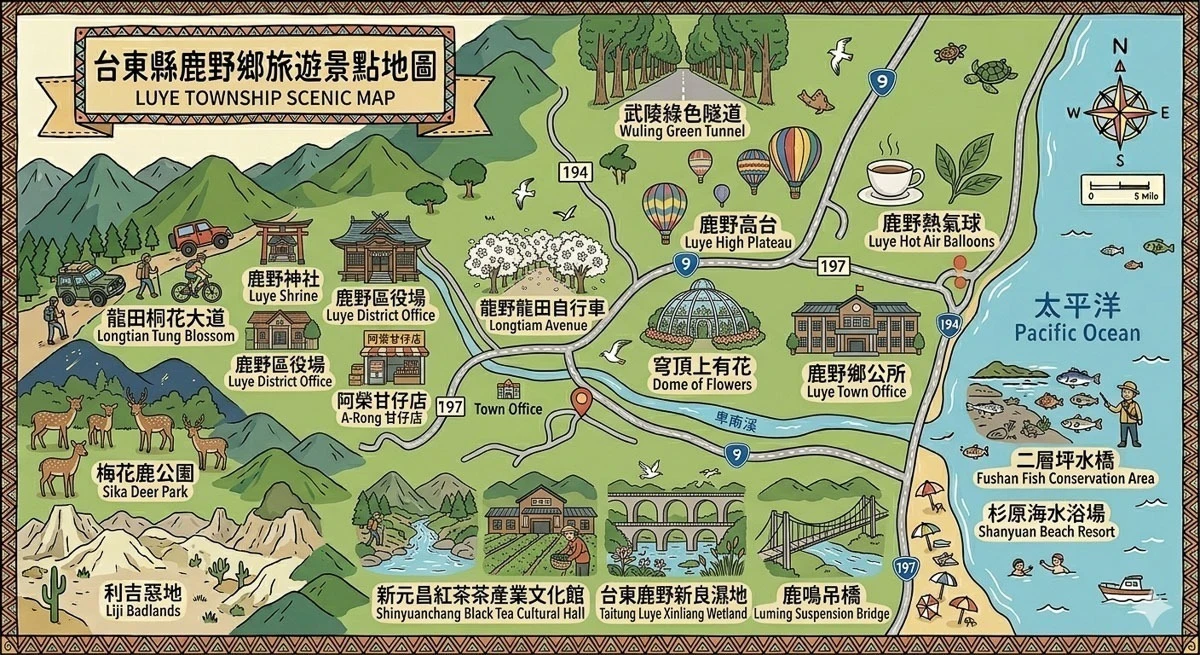 【2026台東景點地圖】台東最夯旅遊景點推薦一.二日遊 【2026台東景點地圖】台東最夯旅遊景點推薦一.二日遊