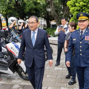 新北115年警察節慶祝大會　侯友宜：連二年編列預算近五億元汰換逾齡警用車輛守護新北治安