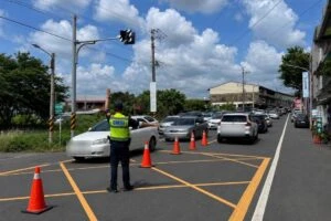 端午連假遇上芒果季  玉井分局加強重要路口交通疏導