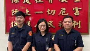 視民如親  暖警協助失智老嫗返家  家屬深表感謝