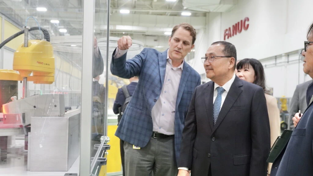 侯友宜訪美參訪國際大廠HIWIN、FANUC　布局新北智慧製造產業