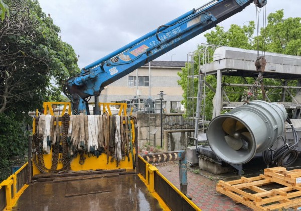 趕在梅雨來臨前　中港東抽水站機組更新5月底升級完工　五股新泰地區防洪升級