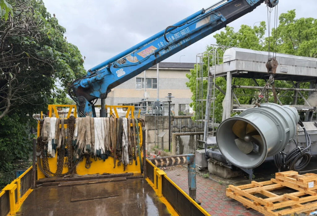 趕在梅雨來臨前　中港東抽水站機組更新5月底升級完工　五股新泰地區防洪升級