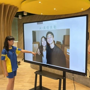眼見不一定為憑！　龍源學童挑戰AI真假關卡 提升資訊判讀力