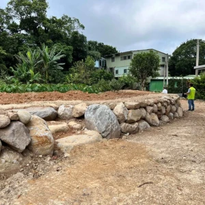 新北山坡地違規擋土牆 去年裁罰七十七件