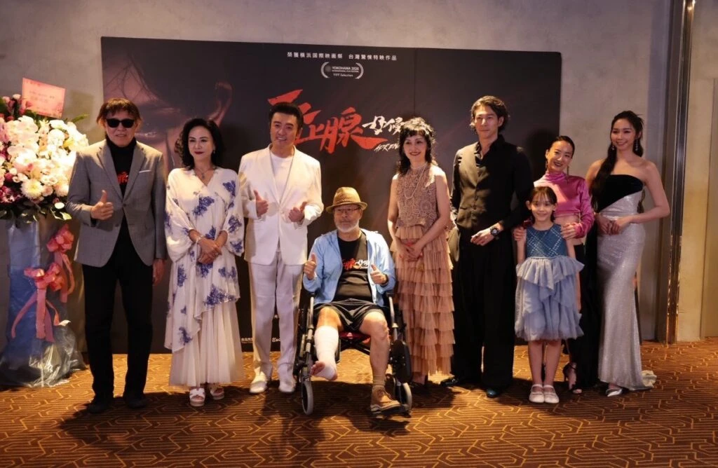 日本影后南果步跨海來台力挺《腎上腺母侵》首映　田麗、李㼈攜豪華卡司揭開人性暗黑真相