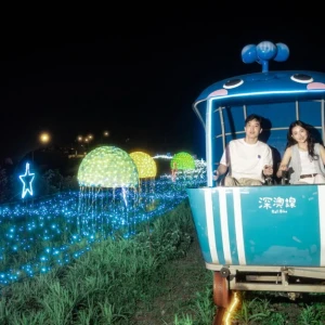 深澳鐵道自行車暑期「星臨騎境」7/1浪漫啟動　9大星光燈區、水豚桑驚喜登場