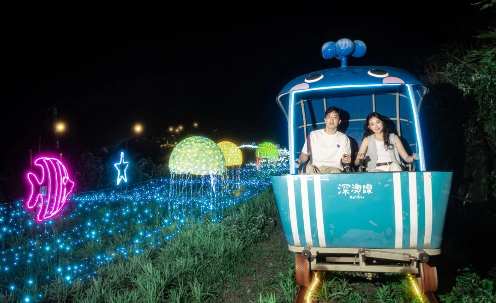 深澳鐵道自行車暑期「星臨騎境」7/1浪漫啟動　9大星光燈區、水豚桑驚喜登場
