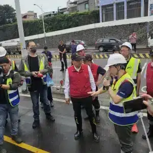 巴威警報解除　侯友宜率市府團隊視察風災後復原工作進度