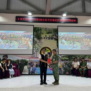 做役男堅實後盾  台南市府攜手軍服站 慰問替代役射擊演訓