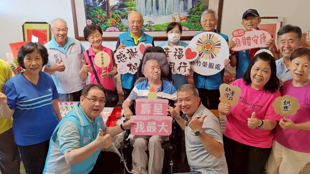 百歲榮民喜迎嵩壽　新竹榮服處傳遞關懷送上溫馨祝福