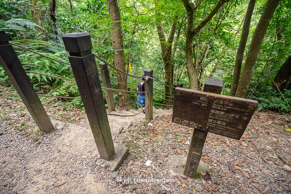 【望古瀑布.嶺腳寮山步道】新北平溪景點.玩水秘境.地圖.交通