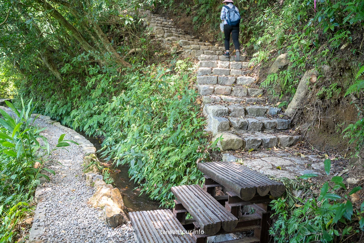 【猴崁水圳步道】陽明山秘境.夏日避暑交通美食全攻略！