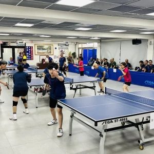 基隆市國城五福桌球邀請賽五福里民活動中心熱鬧登場