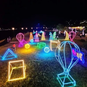 八里左岸光雕藝術8月璀璨登場　打造八里夏夜浪漫光影盛宴