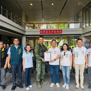 南市府慰問教召後備軍人 感謝辛勞厚植全民防衛韌性