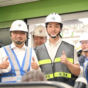 共築雙北軌道新未來　侯友宜、蔣萬安視察捷運萬大中和線主線動態測試　期明年底如期通車