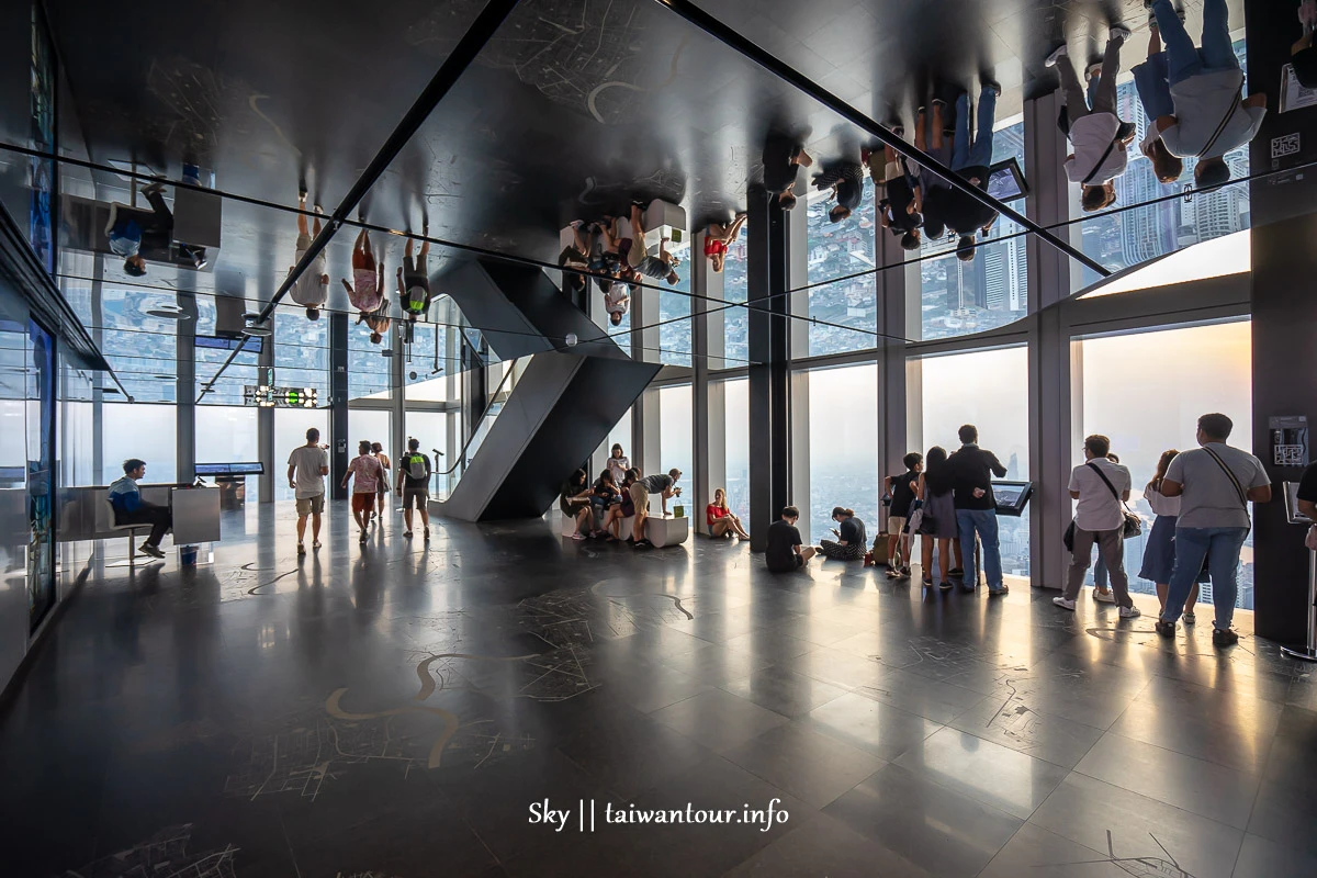 曼谷景點【Mahanakhon SkyWalk】king power全泰國最高360觀景台.門票價格.交通