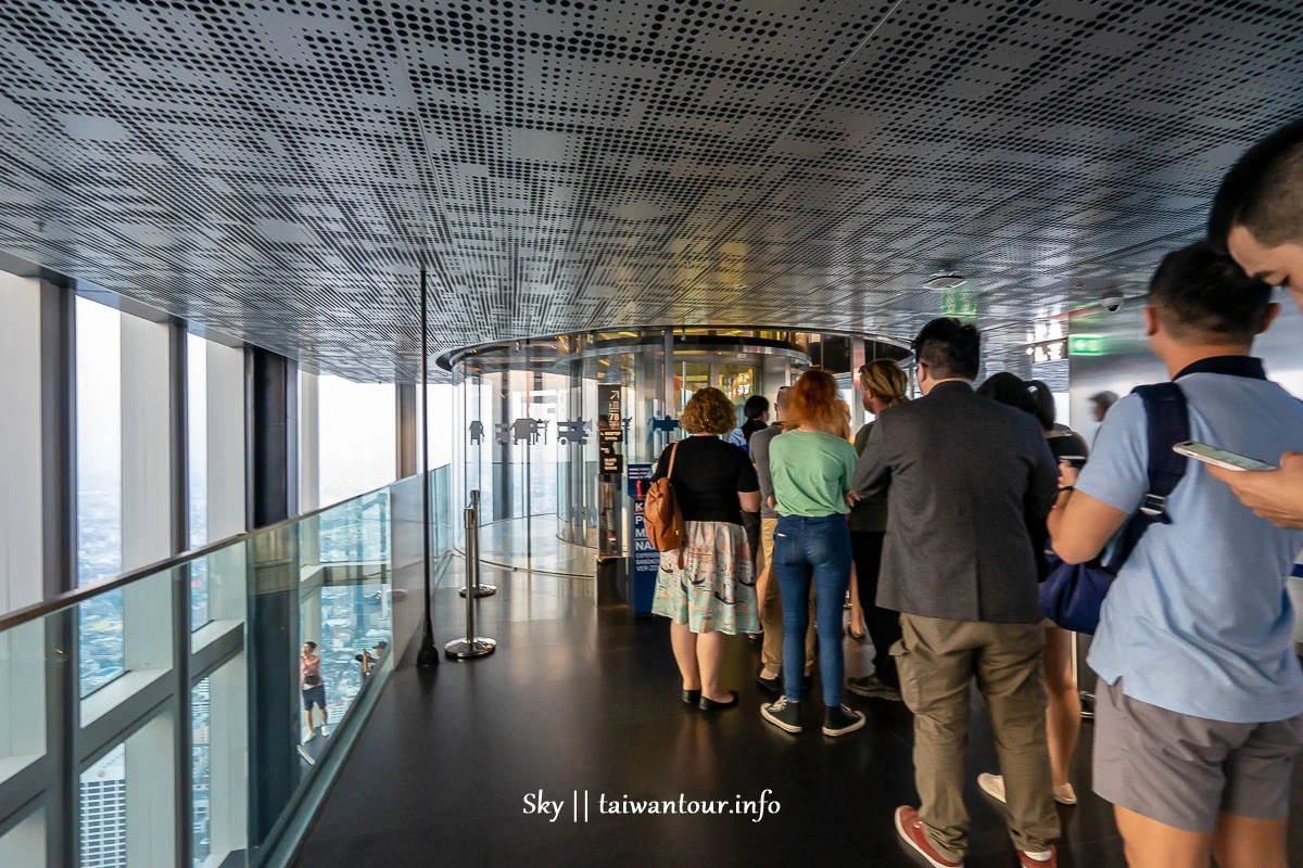 曼谷景點【Mahanakhon SkyWalk】king power全泰國最高360觀景台.門票價格.交通