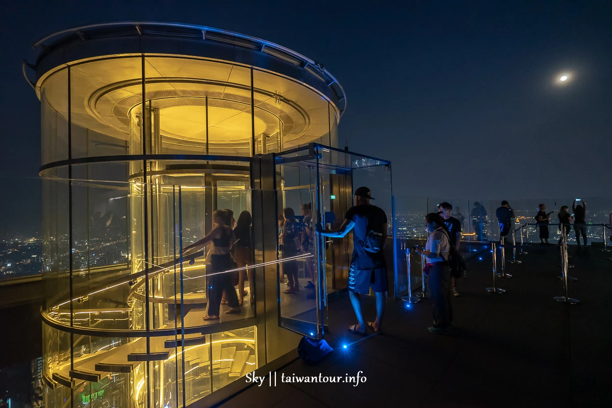曼谷景點【Mahanakhon SkyWalk】king power全泰國最高360觀景台.門票價格.交通
