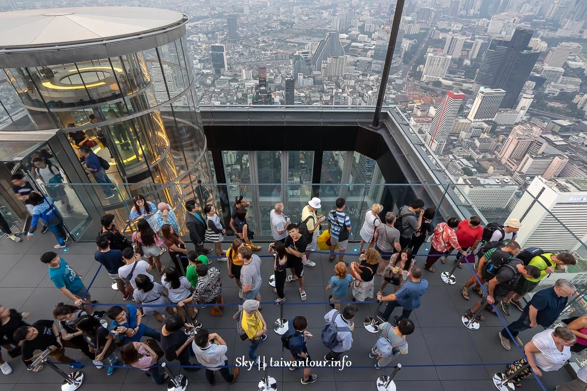 曼谷景點【Mahanakhon SkyWalk】king power全泰國最高360觀景台.門票價格.交通