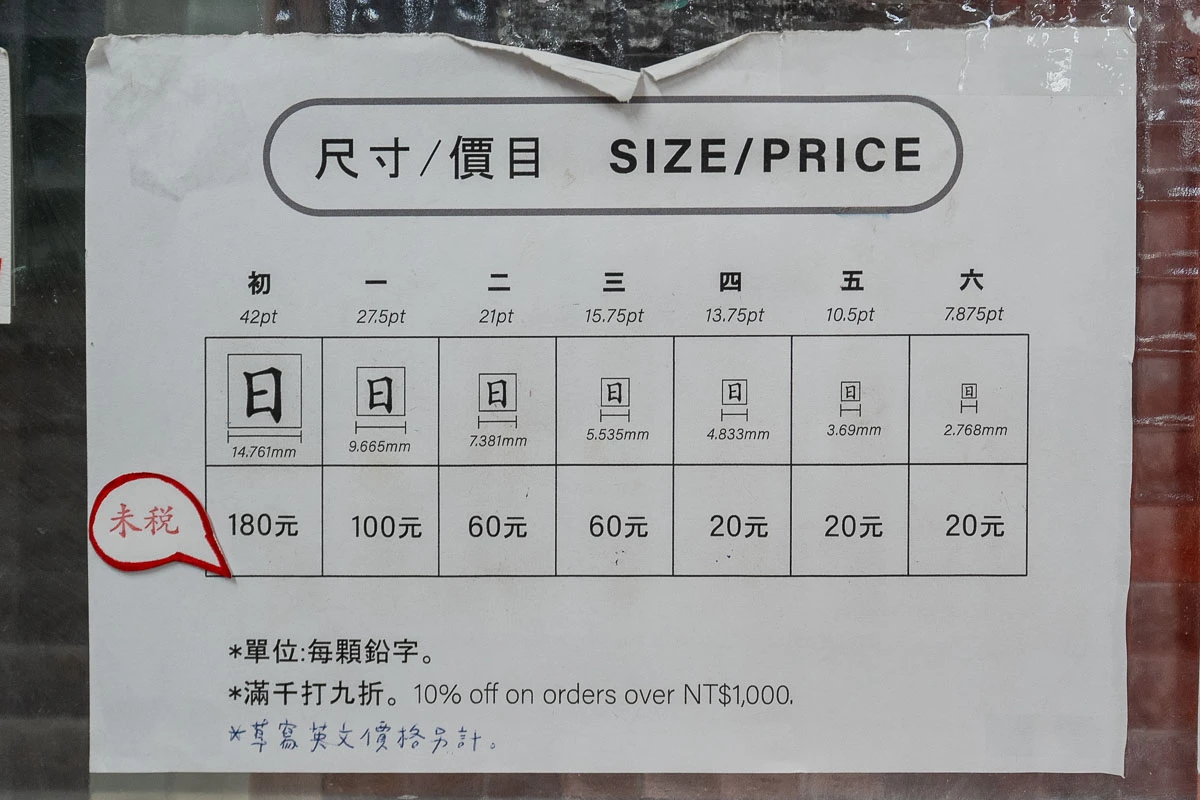 【日星鑄字行】墨香與鉛字的溫度.大同區景點